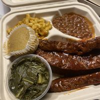 Rib combo plate, I recommend it!  at Compton Vegan in Carson