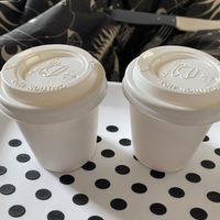 The ice cream & cream came in little pots ready to add to the crepes at Crêpeaffaire in Bromley