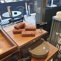 Vegan brownie at Crêpeaffaire in Bromley