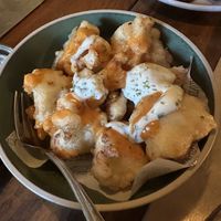 Crispy Cauliflower (vegetarian appetizer)  at Osteria 57 in New York City