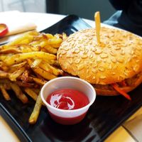 Burger shiitaké teriyaki at Copper Branch - Cours Charlemagne in Lyon