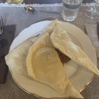 Piadina fritta con frizzone di verdure  at Il Casale in Castrocaro Terme E Terra Del Sole