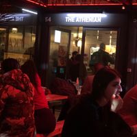 Exterior inside box park  at The Athenian in East London