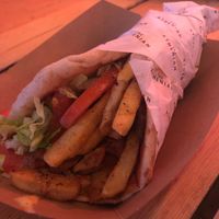 Seitan wrap at The Athenian in East London