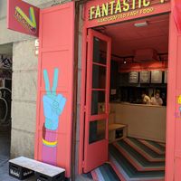 view from the street at Fantastic V in Madrid