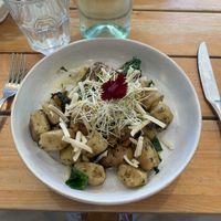 breakfast gnocchi  at Nana and Da's in Kedron
