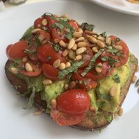 Avo toast  at The Front Porch Cafe in Miami Beach