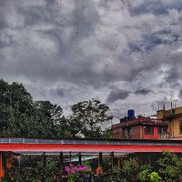 sky view of Utpala at Utpala Café in Kathmandu