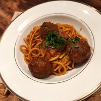 Meatball pasta at Food Does Matter 푸드더즈매터 in Seoul