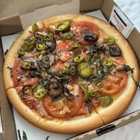 Vegan pizzaa  at Mootz in Detroit