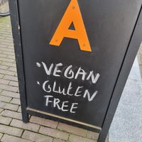 Street sign at A La Tarte in The Hague