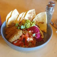 Vegan Falafel Bowl at Fat Dog in Rotorua