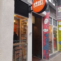 Outside at Sweet Churro in Dublin