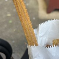 6pcs cinnamon sugar with vegan chocolate 10€  at Sweet Churro in Dublin