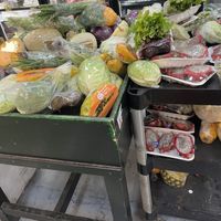 Discount fruit and vegetable area  at Sam Coco Trading in Annerley