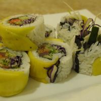Forgot what's the name of this sushi but its really nice! at Shiang Hai Vegetarian's Restaurant in Petaling Jaya