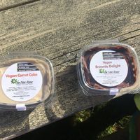 In The Raw Vegan Carrot Cake & Vegan Brownie Delight at Honeycomb Health Market in Truro