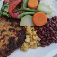 Casado vegano at Restobar Balú in Quepos