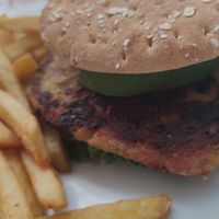 Vegan 🍔 at Restobar Balú in Quepos