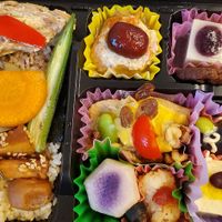 Bento 1 inside 😋 at Masumoto - Ginza Mitsukoshi in Tokyo