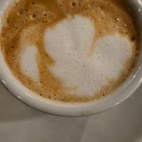 Decaf macciato at Amor Di Pasta in Miami