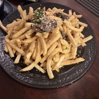 Truffle fries  at Amor Di Pasta in Miami