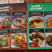 The main vegan options, there are more at Karamba Restobar  in Paracas