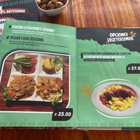 Veg menu 2025  at Karamba Restobar  in Paracas