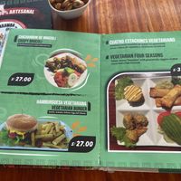 Veg menu 2025  at Karamba Restobar  in Paracas