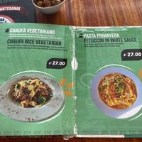 Veg menu 2025  at Karamba Restobar  in Paracas