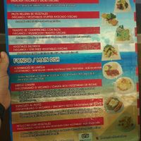 Vegan and vegetarian menu  at Karamba Restobar  in Paracas