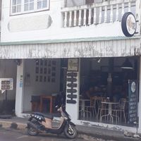 Outside at The Fat Cat in Koh Phangan