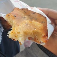 Banana fritter: delicious when freshly fried at To's Bakery & Cafe in Footscray