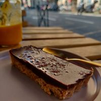 Choco dessert at Nuts in Biarritz