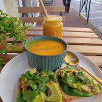 Avocado toast at Nuts in Biarritz