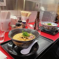 Both vegan ramens (thick broth) 🤤  at Jikasei Mensho in Tokyo