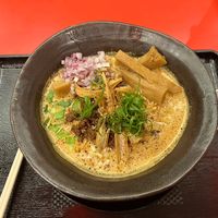 vegan ramen with extra menma so amazing  at Jikasei Mensho in Tokyo