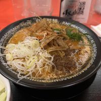 spicy miso ramen  at Jikasei Mensho in Tokyo