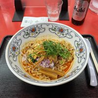 Tantanmen ramen (soupless)  at Jikasei Mensho in Tokyo