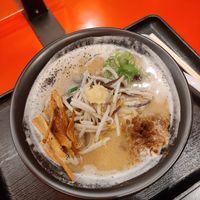 Vegan miso ramen with soy meat at Jikasei Mensho in Tokyo