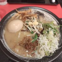 Vegan miso (with additional egg) at Jikasei Mensho in Tokyo