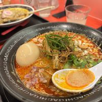 Vegan tantamen ramen (egg was an extra, not vegan)  at Jikasei Mensho in Tokyo