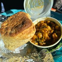 Chickpea scramble with spelt biscuit is my go too  at Sevananda Natural Foods Co-op in Atlanta