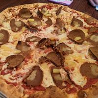 Hawaiian pizza at Antonio's Pizzeria in Pittsburgh