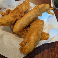 Fried pickles at Antonio's Pizzeria in Pittsburgh