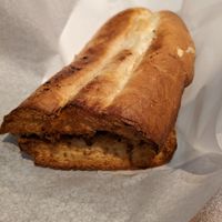 Garlic bread at Antonio's Pizzeria in Pittsburgh