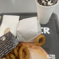 Onion rings and oreo shake, yuuuum  at Mother Burger - Saldanha in Lisbon