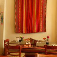 Inside decor at Cafe N in Copenhagen