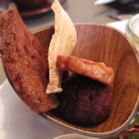 Seitan, tempeh and tofu at Cafe N in Copenhagen