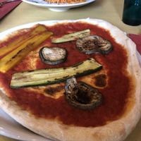 Vegan pizza...  at Ai Cesendeli in Burano